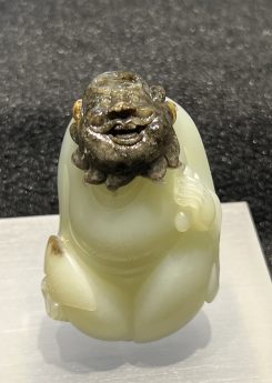 Natural white jade ZhongKui nephrite[SOLD OUT]