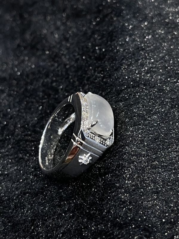 Highly translucent icy saddle jadeite ring[SOLD OUT]