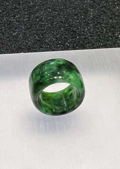 translucent icy vibrant old pit green barrel jadeite pendant[SOLD OUT]