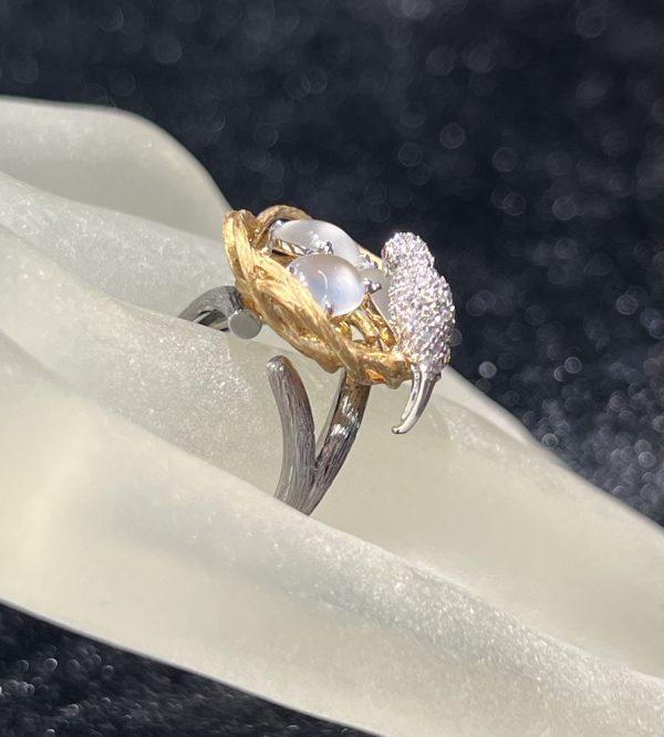 Highly Translucent icy cabochons jadeite Ring[SOLD OUT] - Image 5