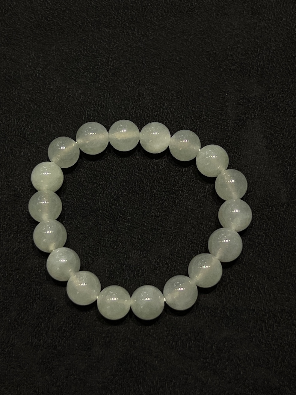Icy Translucent beads Jadeite Bracelet - Image 3