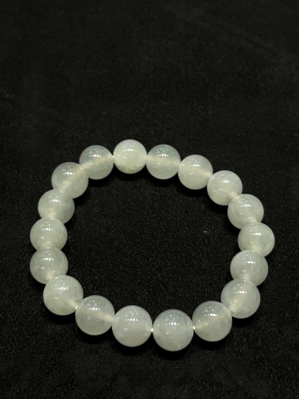 Icy Translucent beads Jadeite Bracelet - Image 2